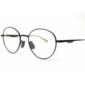 Gucci Men's Black Round Eyeglasses!